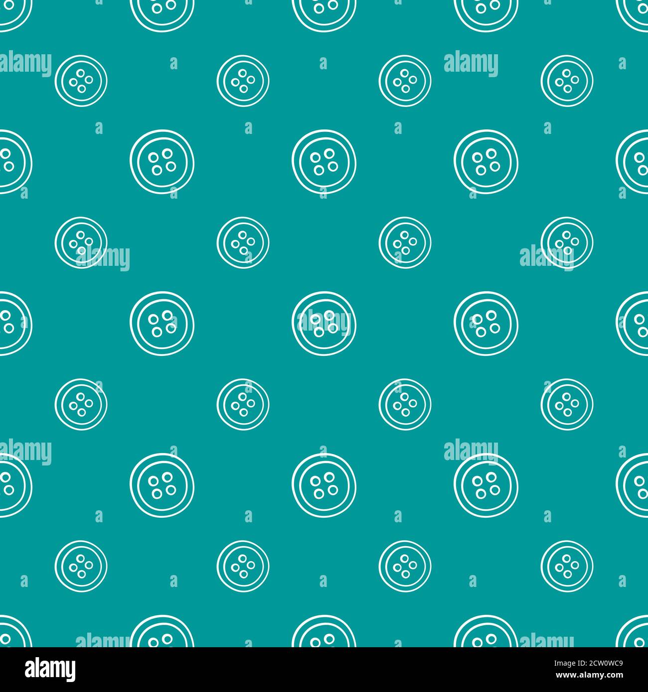 Seamless pattern with clothing buttons. Vector illustration Stock Vector