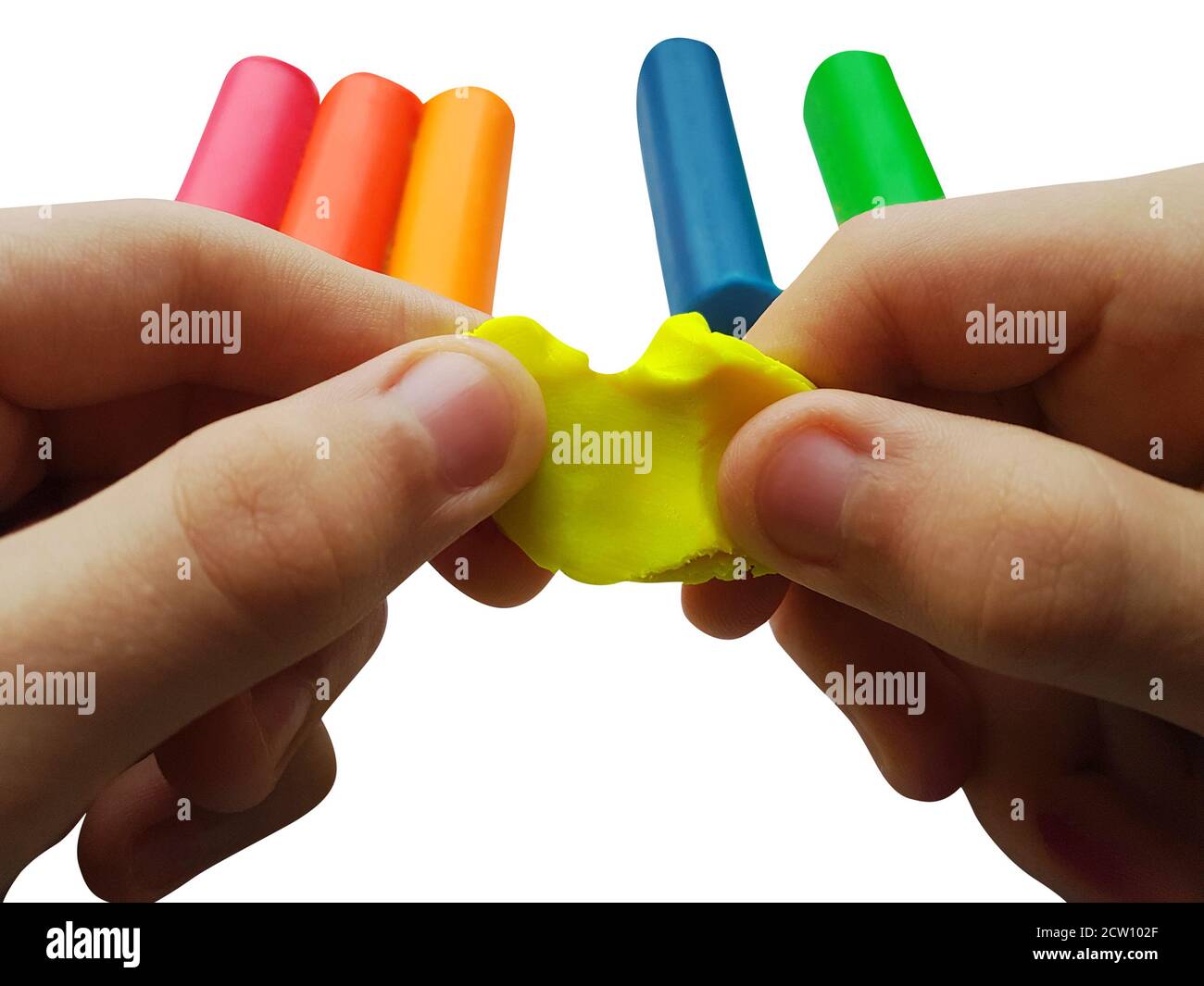 Making plasticine figures Stock Photo - Alamy