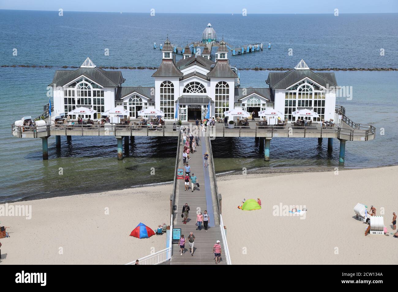 Sellin Rügen Seebrücke Stock Photo - Alamy