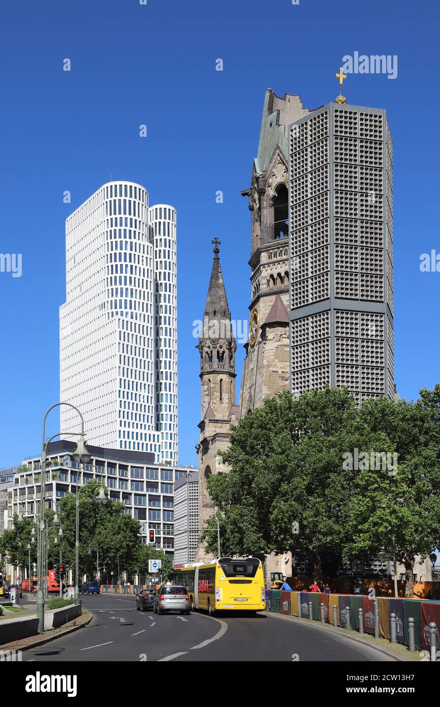 Berlin Emperor Wilhelm Memorial Church Stock Photo - Alamy