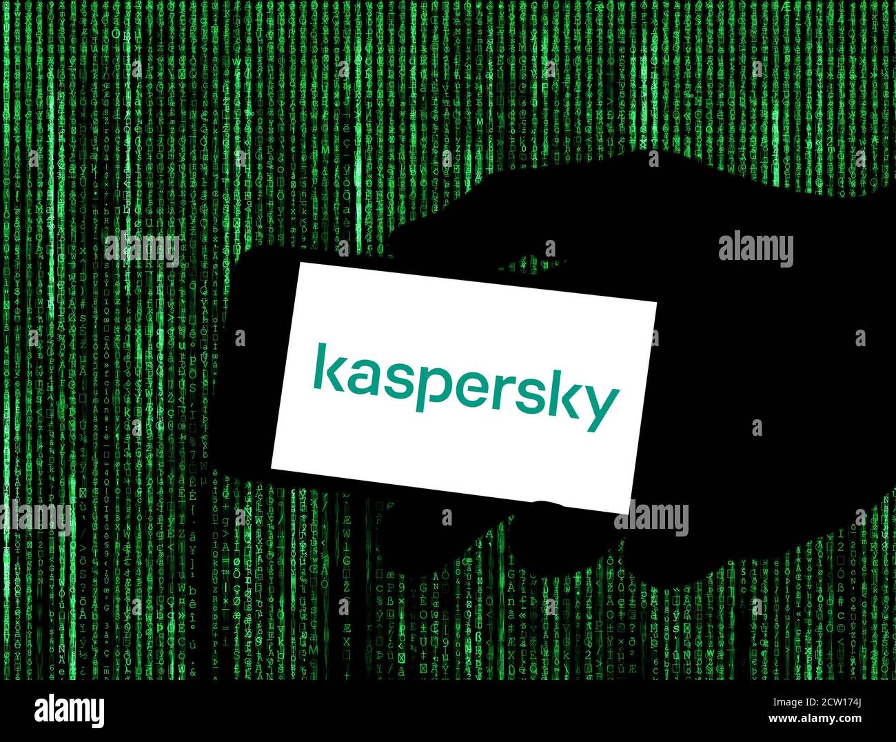 Kaspersky software Stock Photo