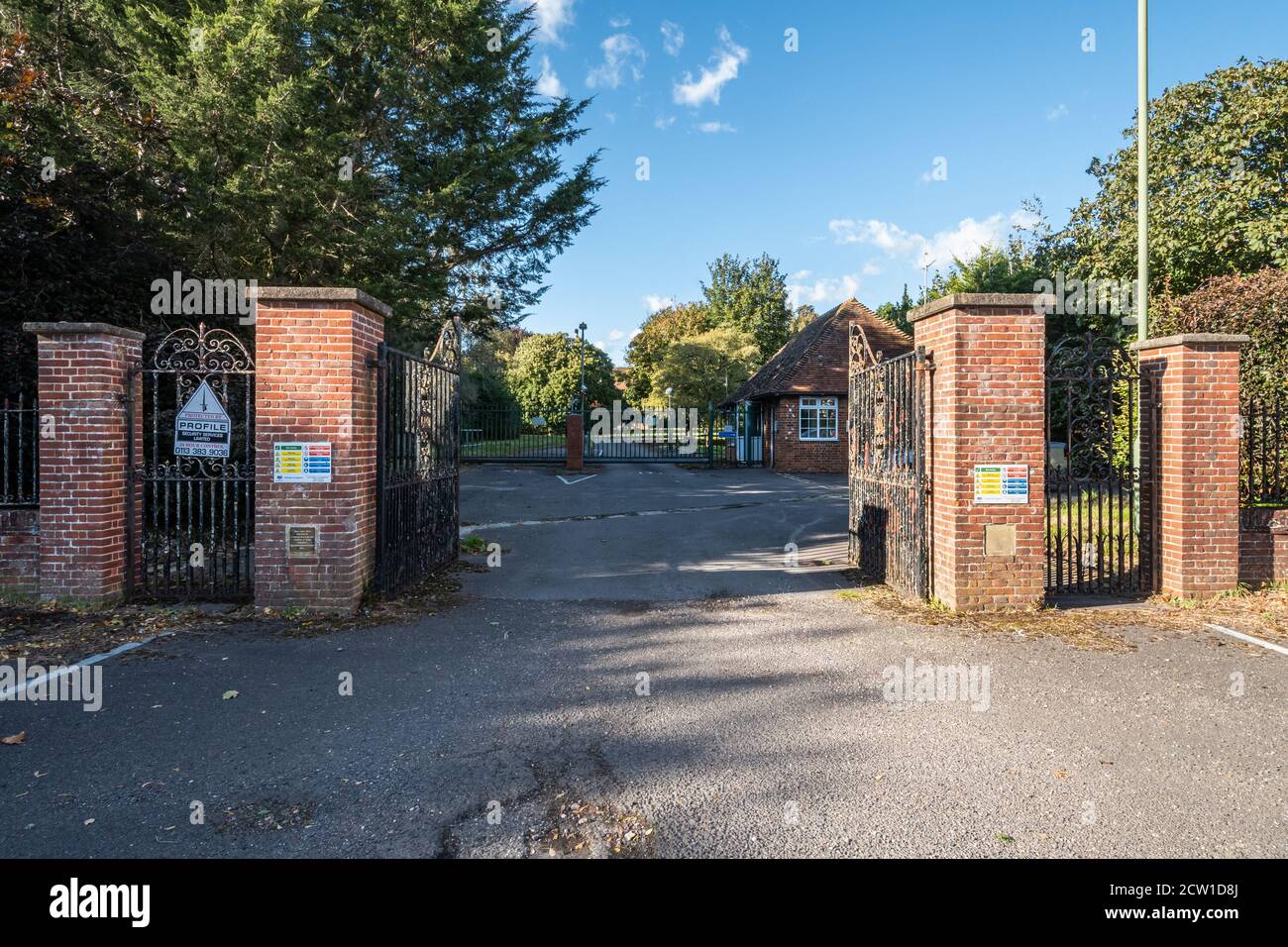 Institute for Animal Health in the Berkshire village of Compton, UK. The laboratory has now closed and the site is likely to be developed for houses. Stock Photo