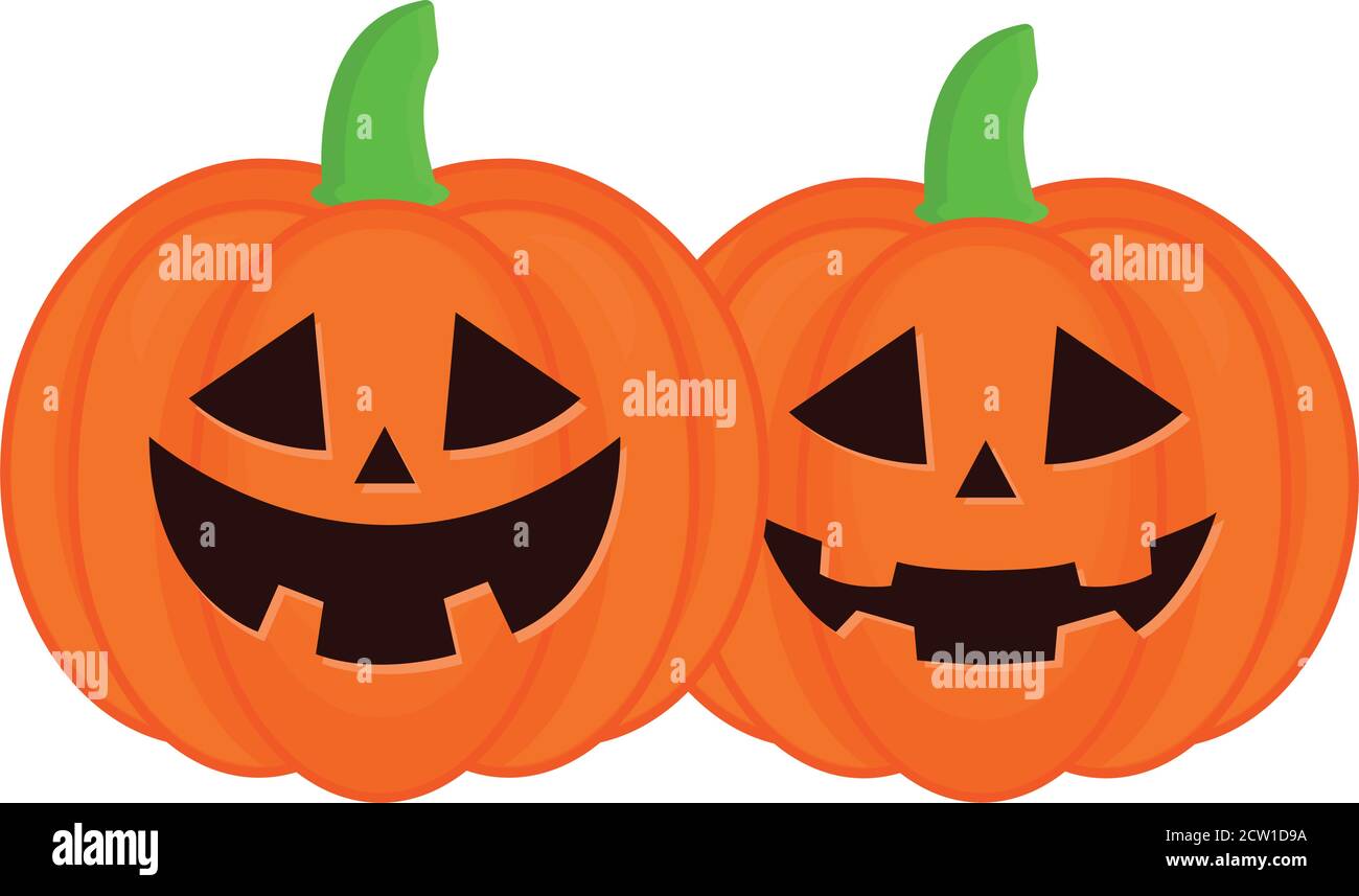 halloween pumpkins cartoons vector design Stock Vector Image & Art - Alamy