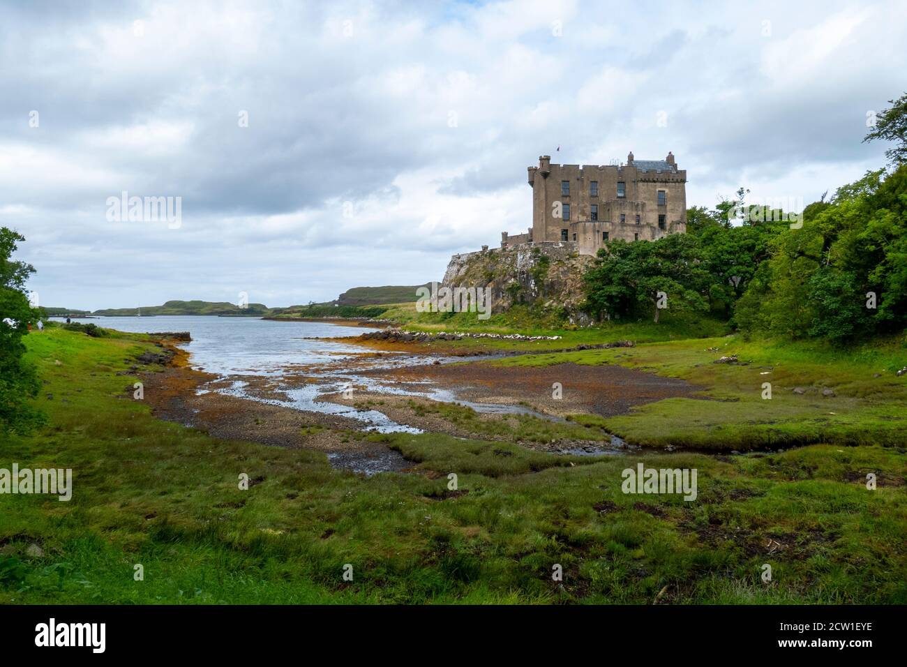 Dunvegan Castle  auf der Isle of Skye Stock Photo