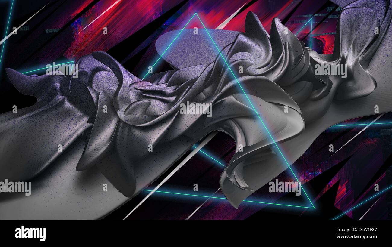 3d rendering of an abstract illustration Stock Photo - Alamy