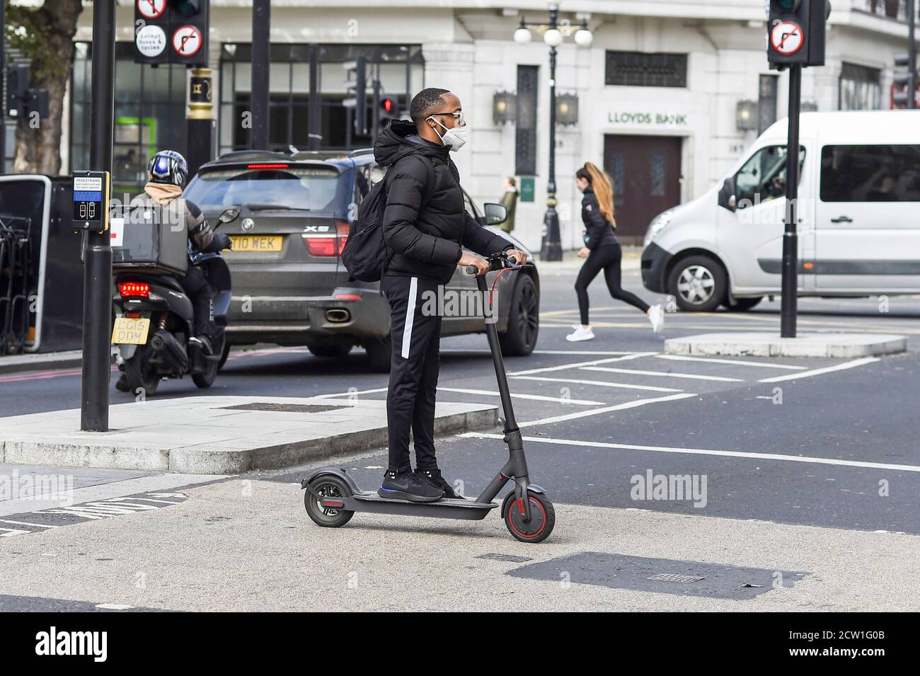 Scooters allowed hi-res stock photography and images - Alamy