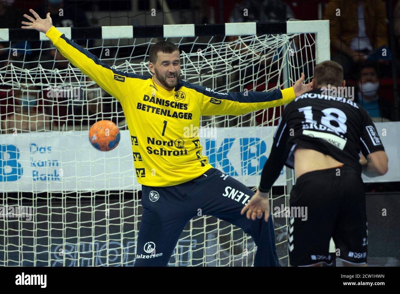 Duesseldorf, Germany. 26th Sep, 2020. Handball DHB Supercup, THW Kiel