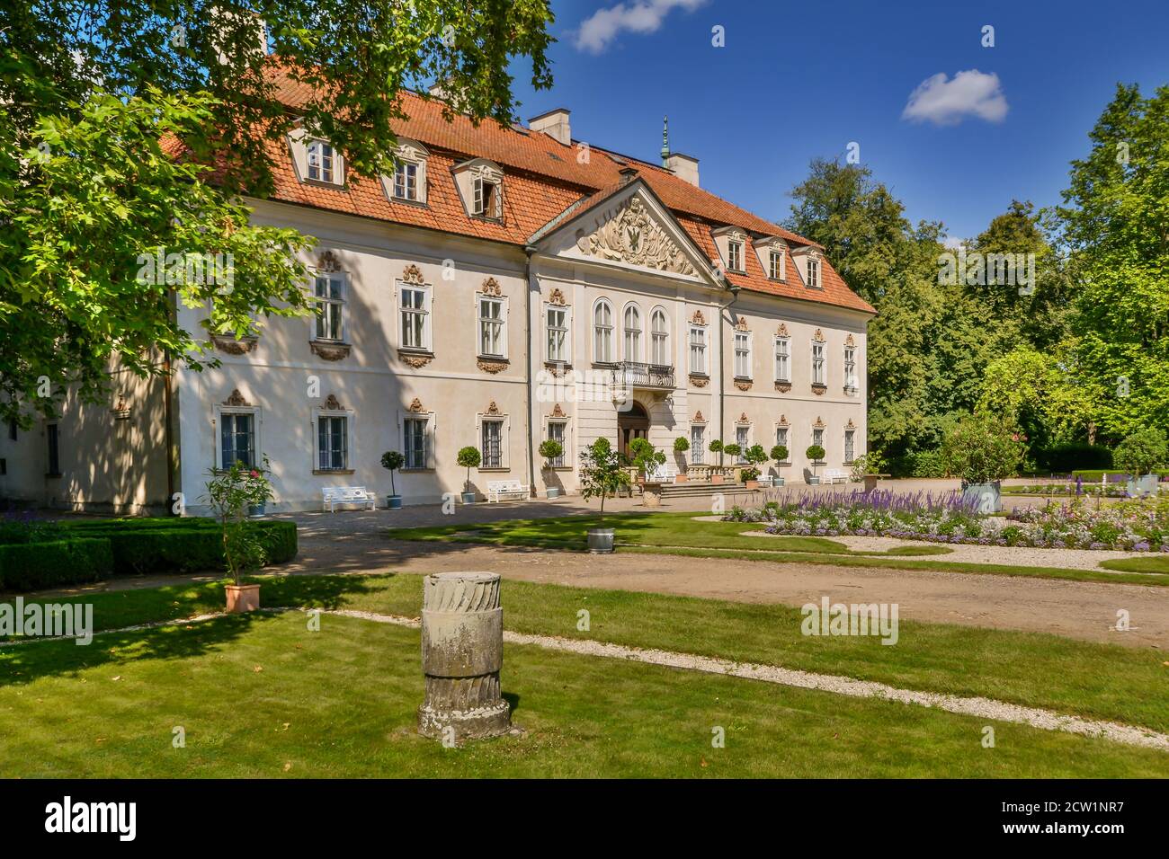 Baroque palace in Nieborów, Poland Stock Photo