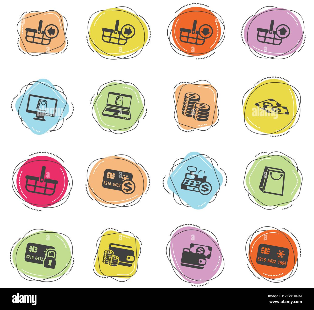 e-commerce icon set Stock Vector Image & Art - Alamy