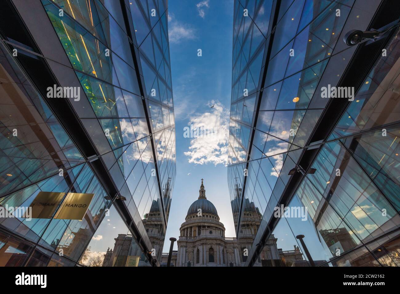 St Paul's Cathedral seen from One New Change, London, United Kingdom Stock Photo