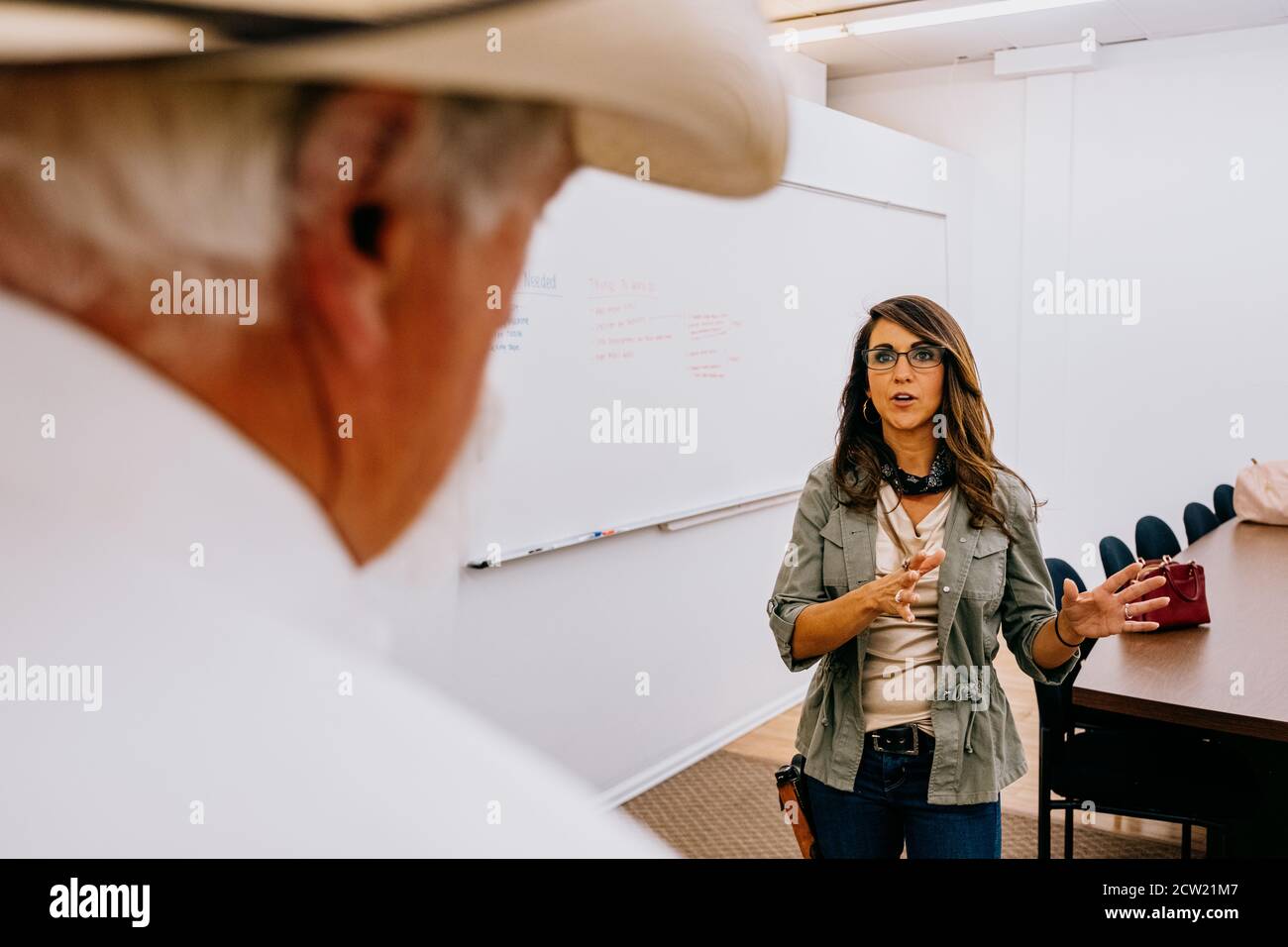 At 5'+ in heels, Lauren Boebert is fighting to represent nearly the