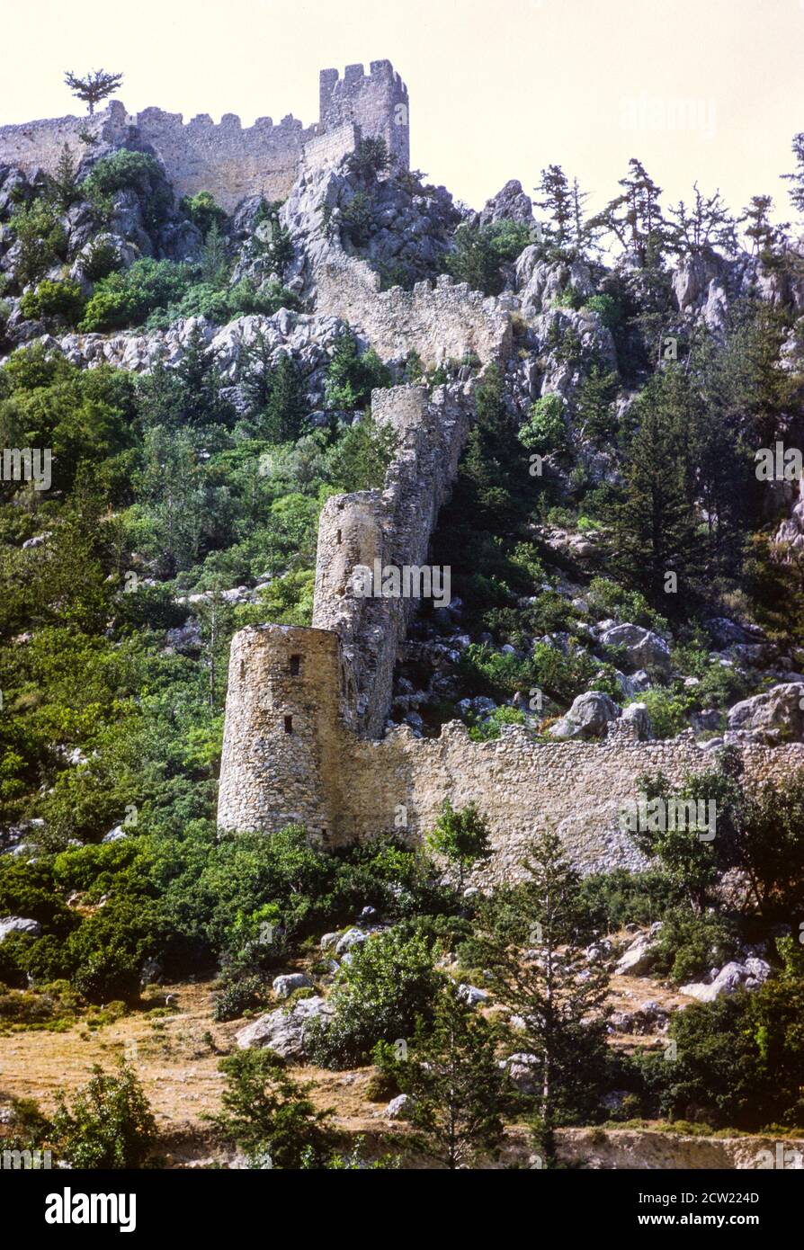 Cyprus. Saint Hilarion Castle. Photographed May 1968. Stock Photo