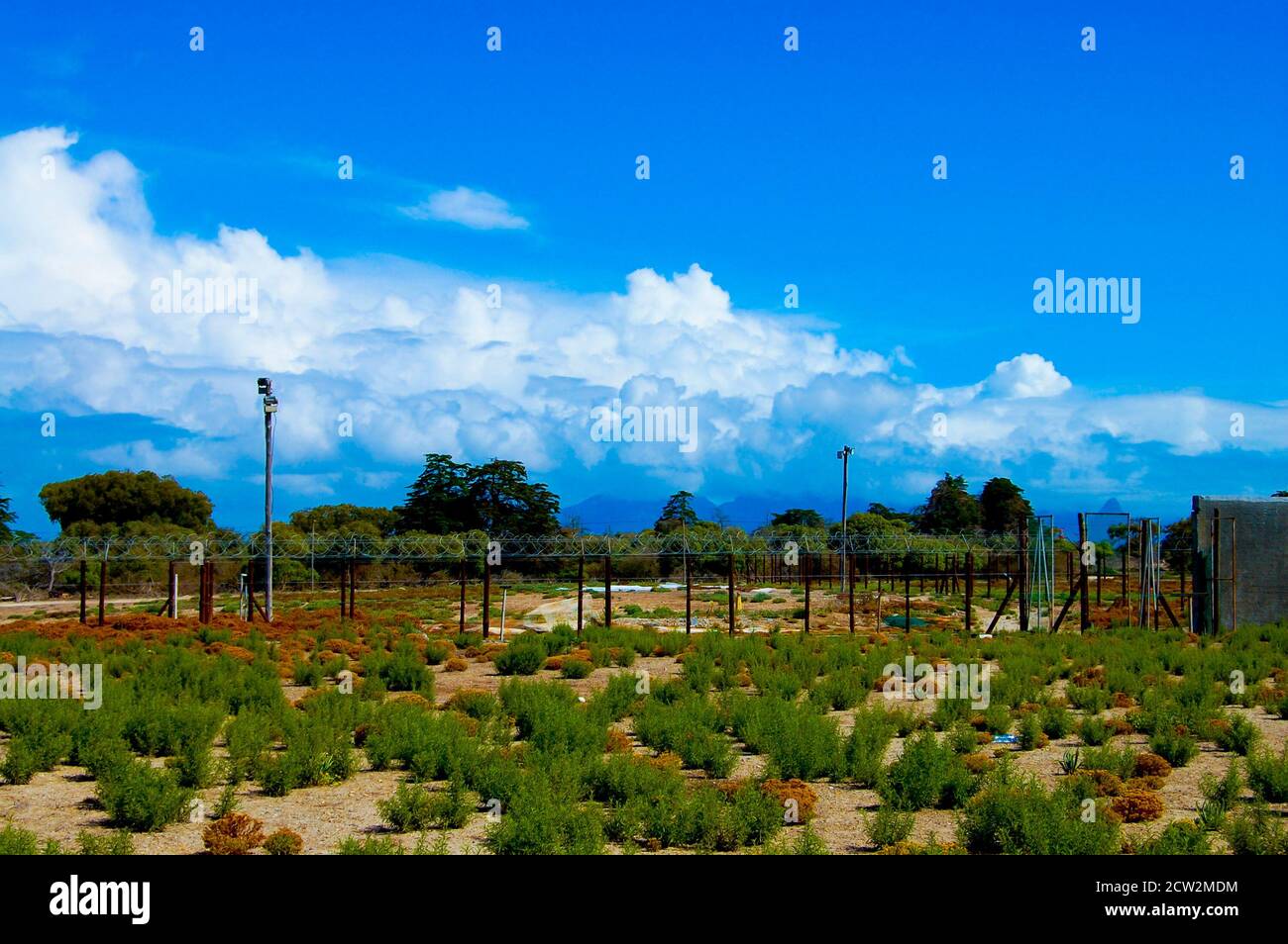 Prison on Robben Island - Cape Town - South Africa Stock Photo