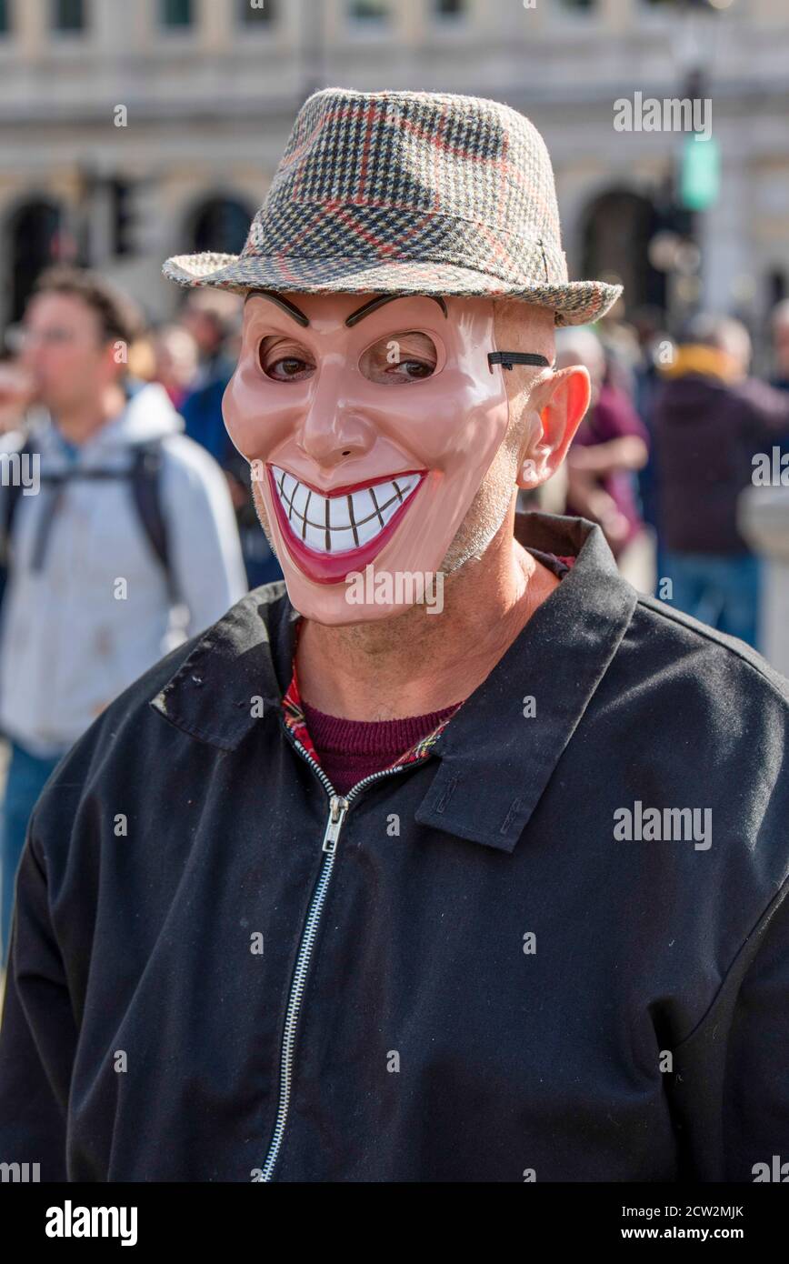 Men Wearing Anonymous Masks High Resolution Stock Photography and ...