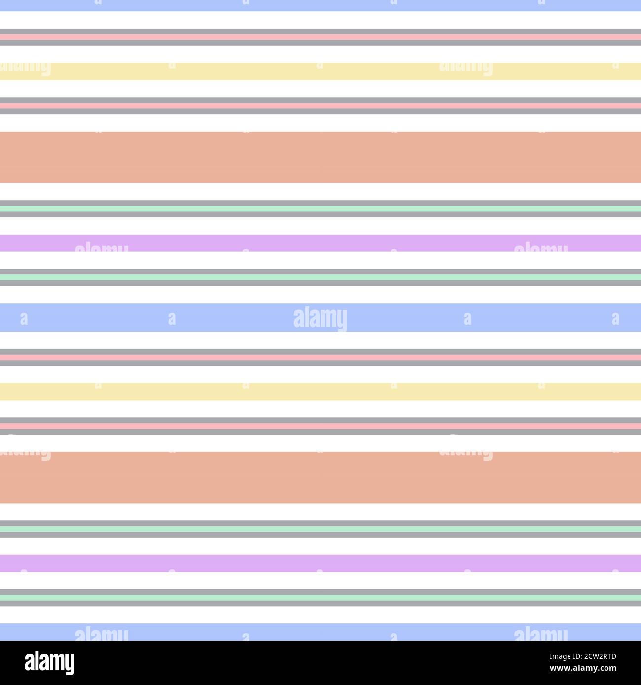 Rainbow striped seamless pattern background suitable for fashion textiles, Stock Vector