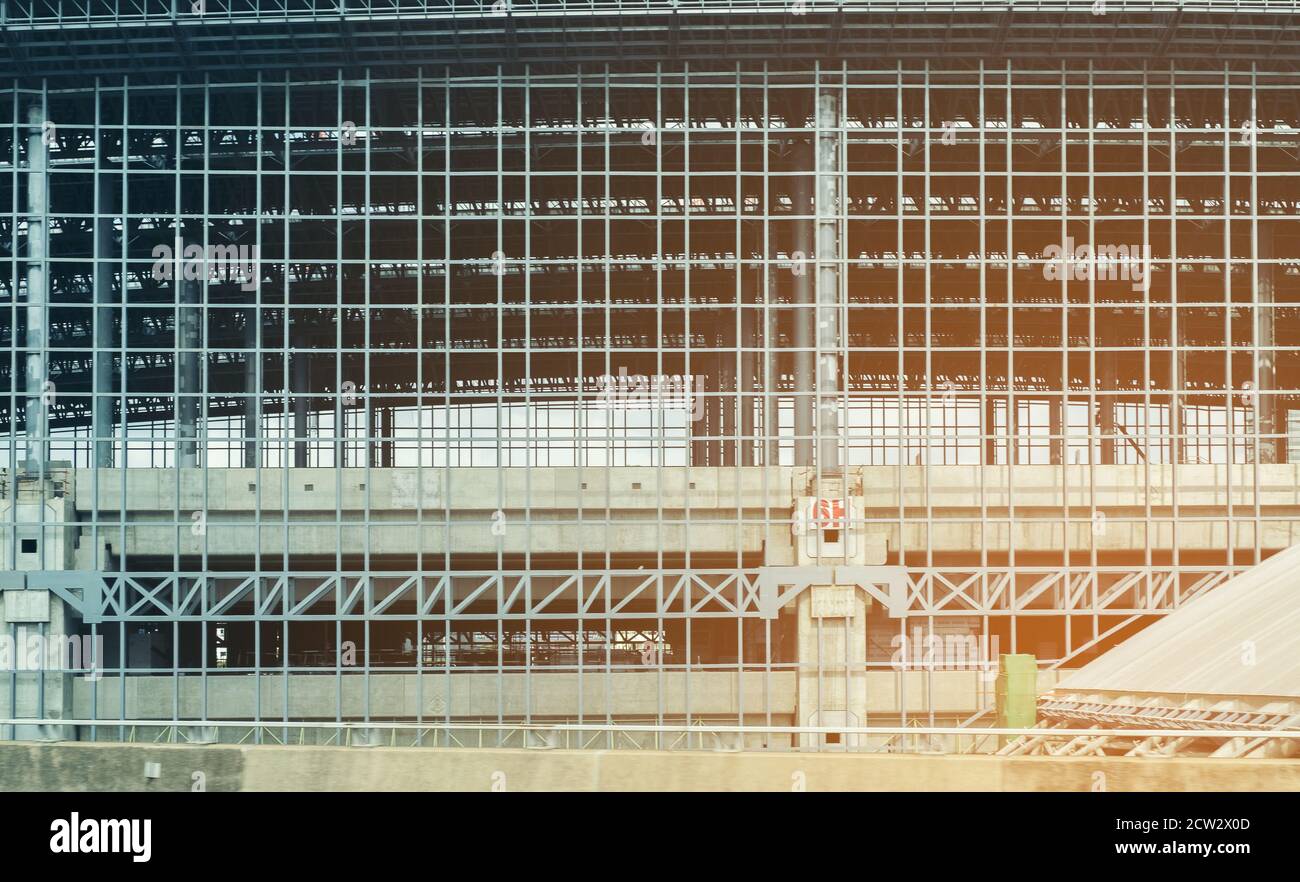 abstract construction Steel frame, Concept of human engineering, Toned ...