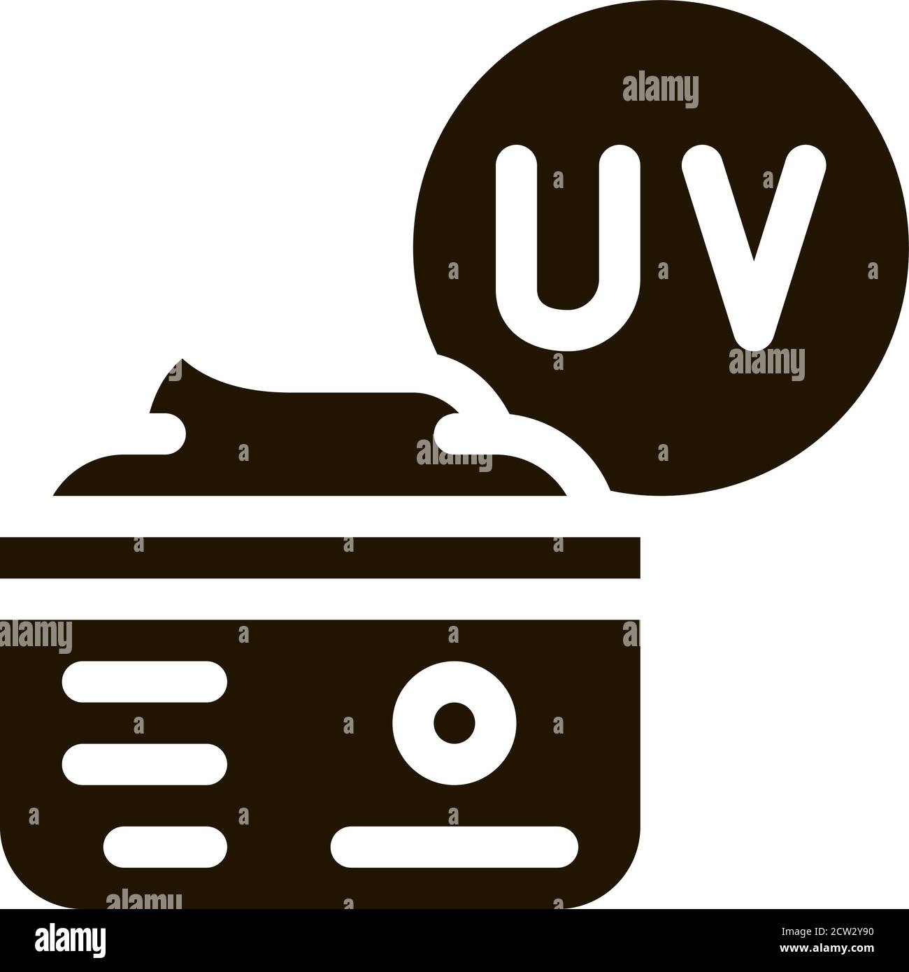 Uv protective cream icon hi-res stock photography and images - Alamy