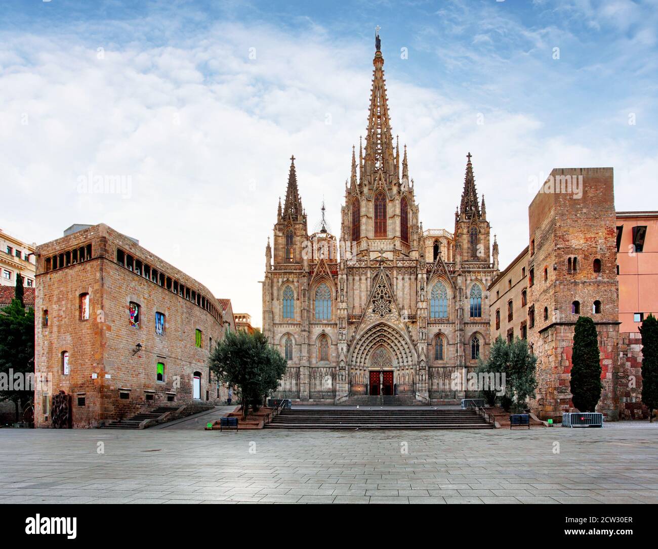 Barcelona Cathedral Stock Photo
