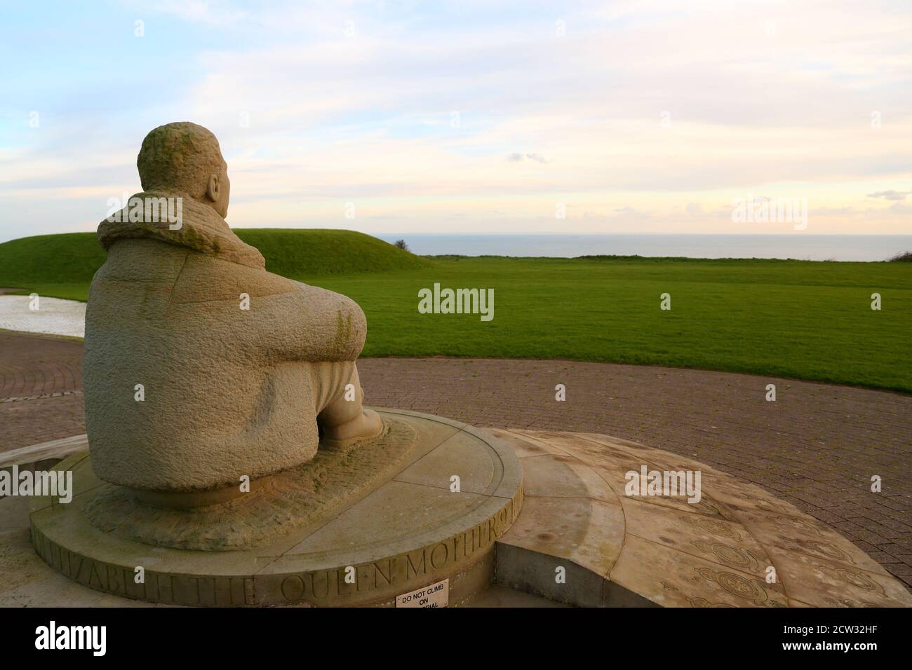 Battle of Britain Memorial at Capel le Ferne in Kent, UK Stock Photo