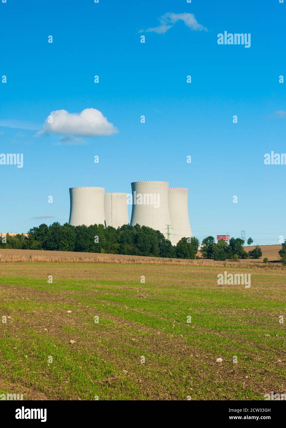 Nuclear power plant Temelin in the Czech Republic Stock Photo - Alamy