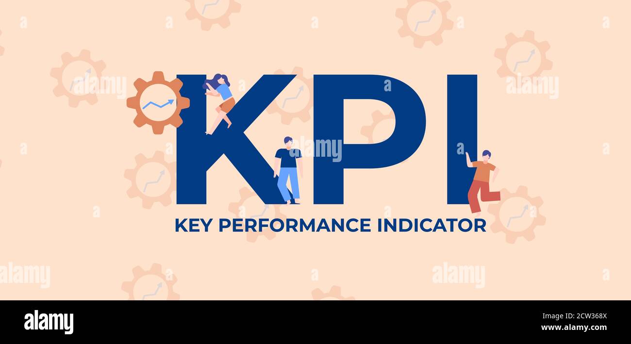 KPI key performance indicator. Coding technologies and web software ...