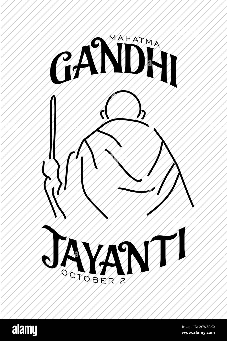 Gandhi jayanti vector vectors hi-res stock photography and images - Alamy