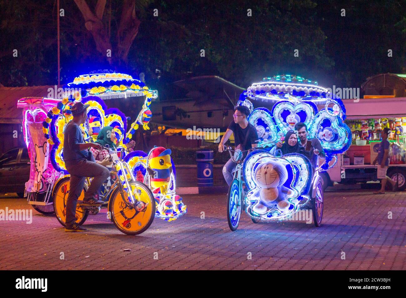 Decorated tricycles in melaka hi-res stock photography and images - Alamy