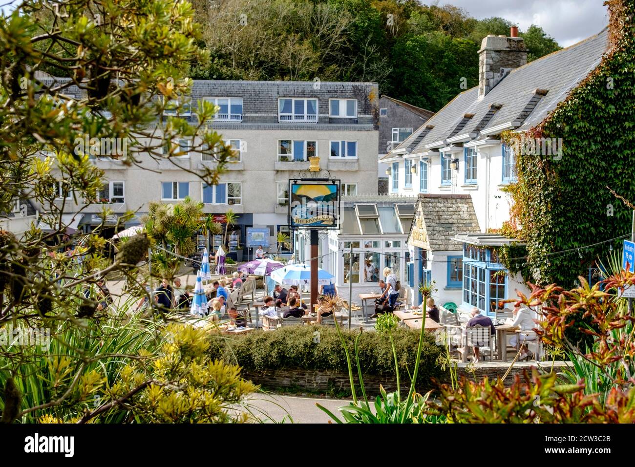 The Rising sun pub. St Mawes a coastal town on the Roseland Peninsula
