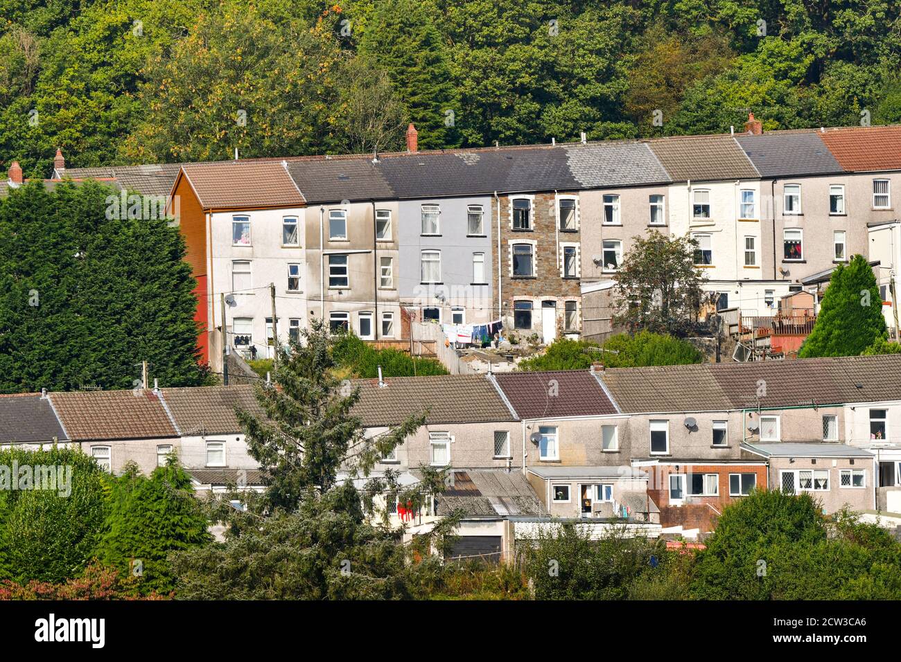 Rhondda side valley hires stock photography and images Alamy