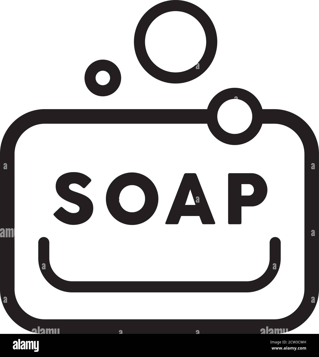 personal protective equipment, personal protective equipment flat vector icons and symbols.  soap, liquid soap. outline symbols. prevention, covid pre Stock Vector