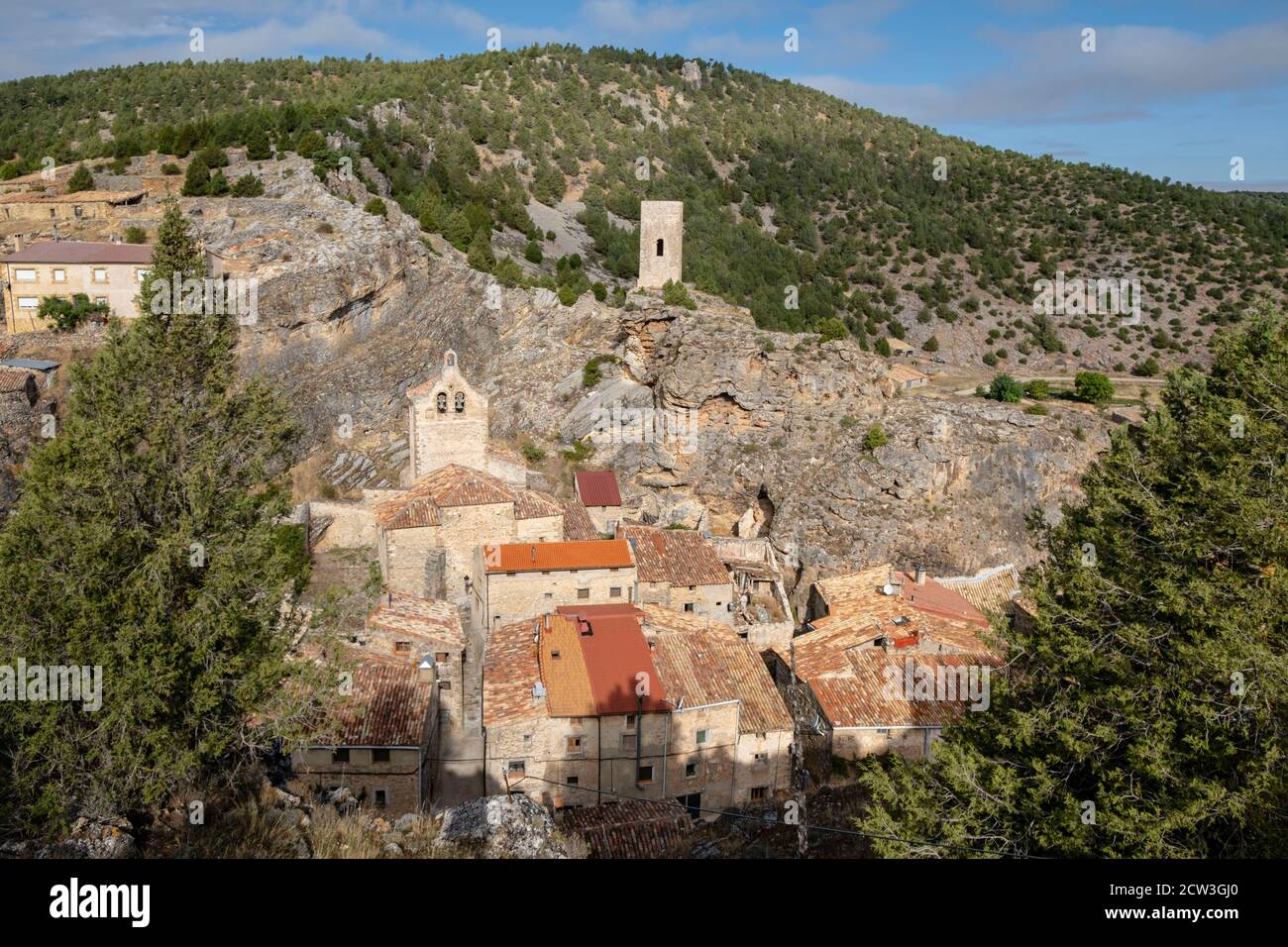 Chaorna, valle del Jalón, Soria,  comunidad autónoma de Castilla y León, Spain, Europe Stock Photo
