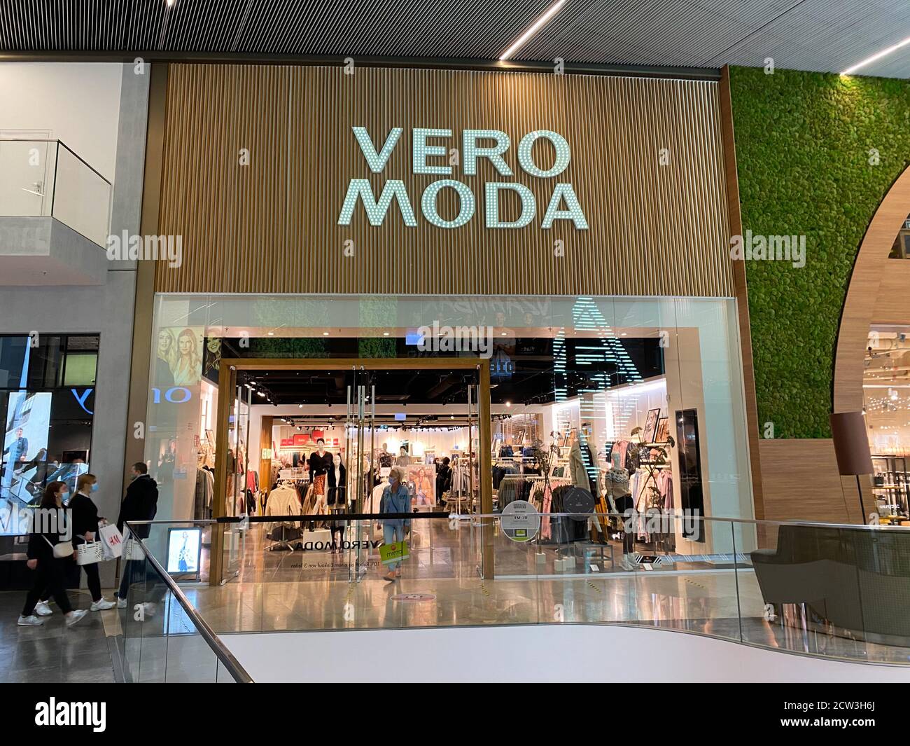 Monchengladbach, Germany - September 9. 2020: View on Vero Moda fashion  label company store front inside Minto shopping mall Stock Photo - Alamy