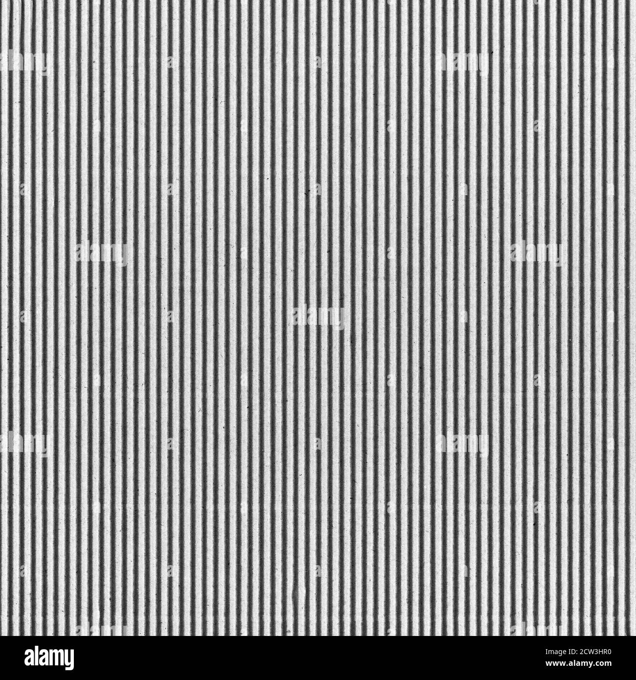 off white light grey corrugated cardboard texture useful as a background Stock Photo
