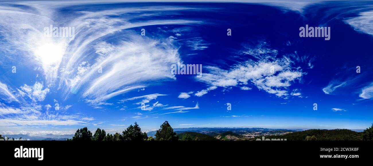 blue sky with beautiful white clouds Stock Photo - Alamy