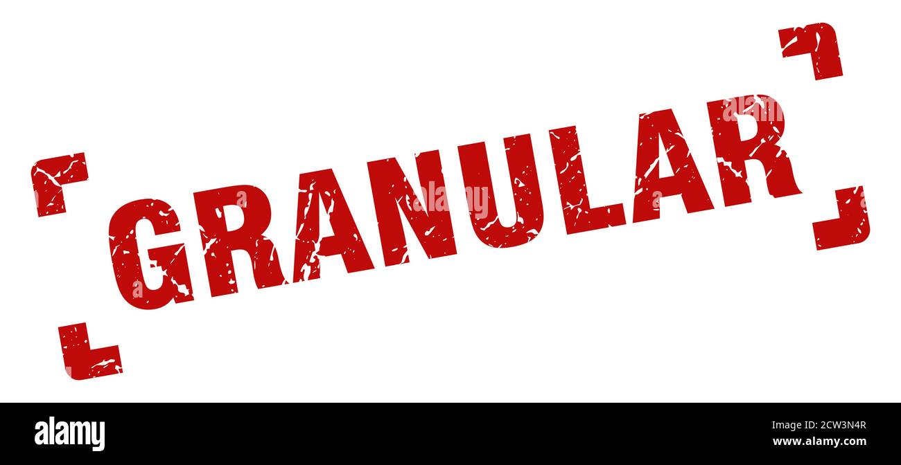granular stamp. square grunge sign on white background Stock Vector ...