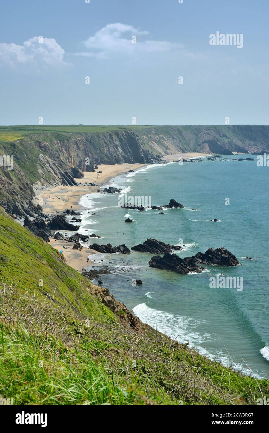 Marloes Sands, Pembrokeshire, Wales, UK Stock Photo