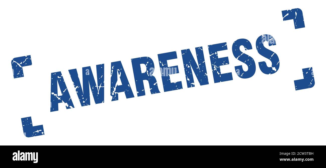 awareness stamp. square grunge sign on white background Stock Vector ...