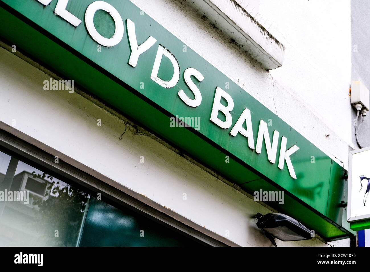 London UK, September 27 2020, Lloyds Bank High Street Branch Building Stock Photo