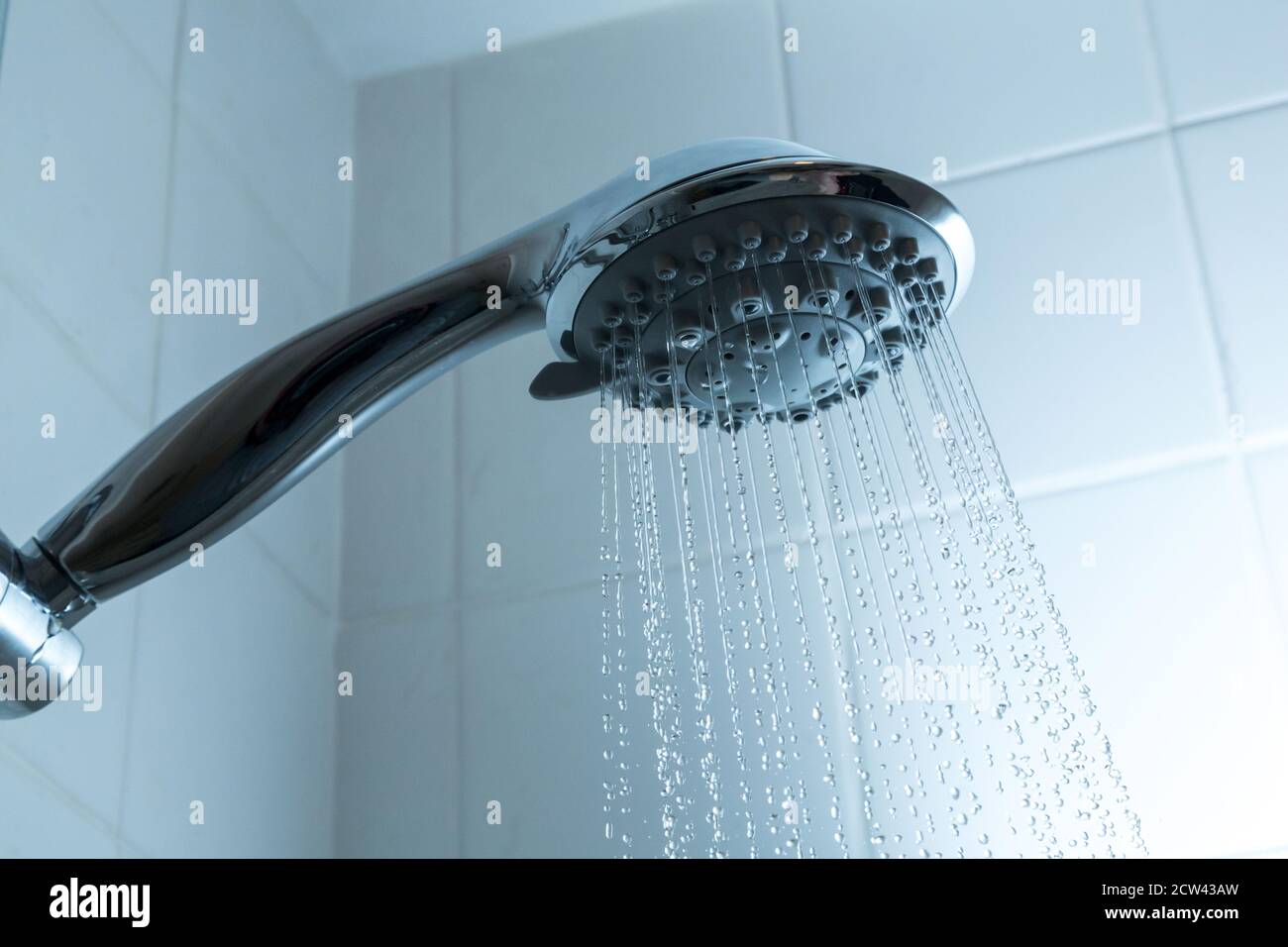 shower head water spray Stock Photo