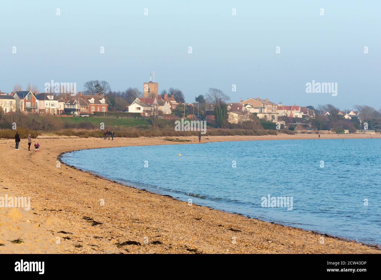 beach in West Mersea, Essex, UK Stock Photo Alamy