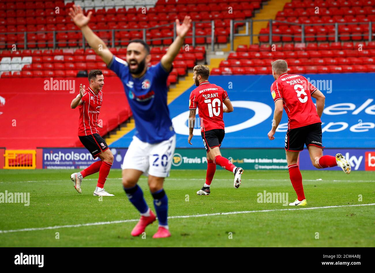 Soccer Football League One Lincoln City V Charlton Athletic Sincil Bank Lincoln Britain September 27 2020