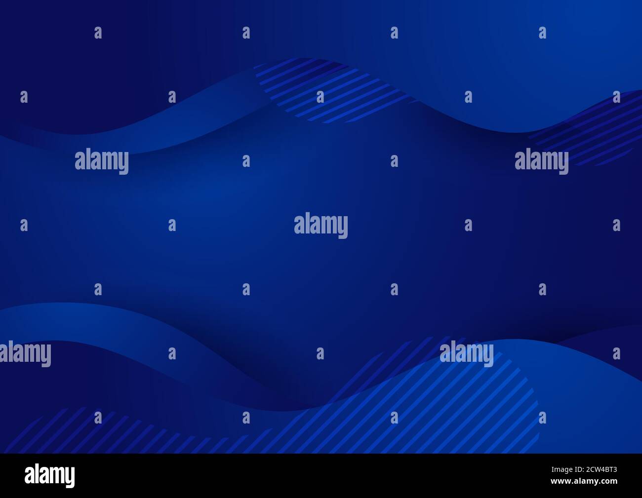 Abstract modern blue gradient liquid wave background with space for ...