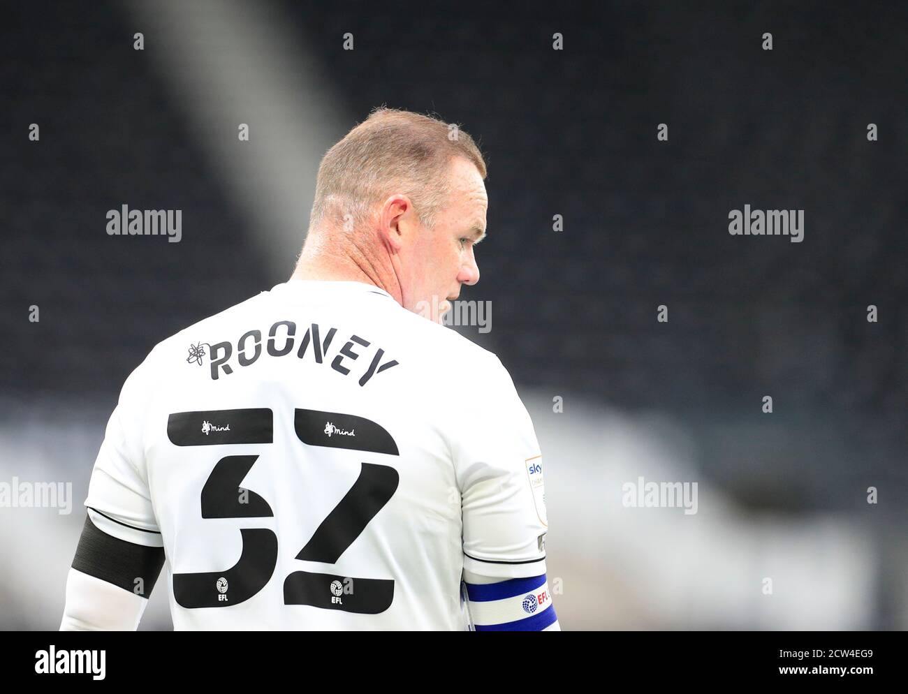 Wayne Rooney #32 of Derby County during the game Stock Photo - Alamy