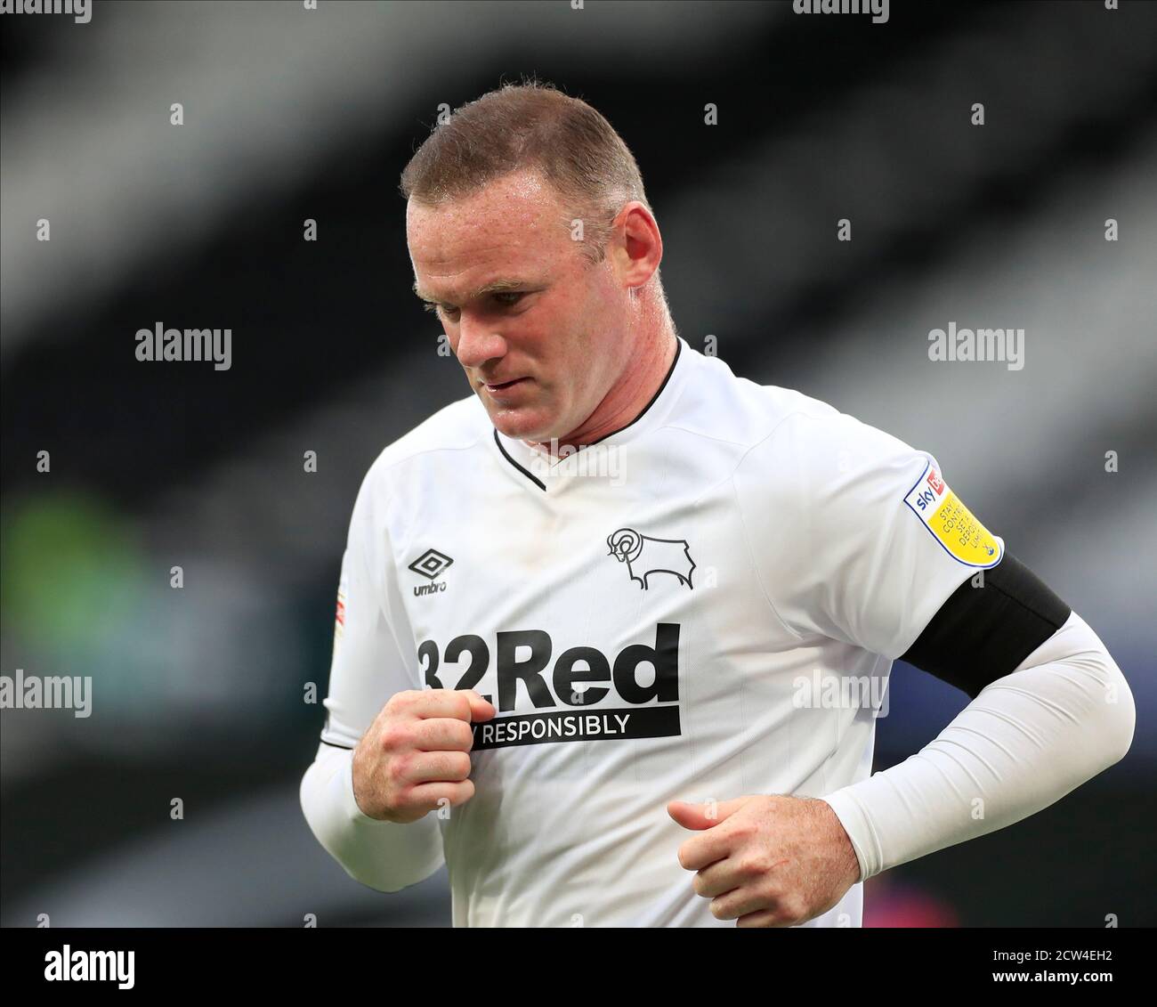Wayne Rooney (32) of Derby County Stock Photo - Alamy