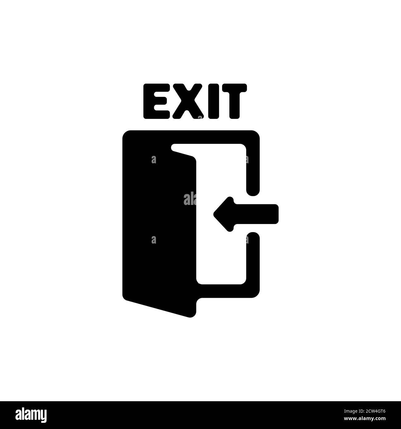 Person in at fire exit Stock Vector Images Alamy