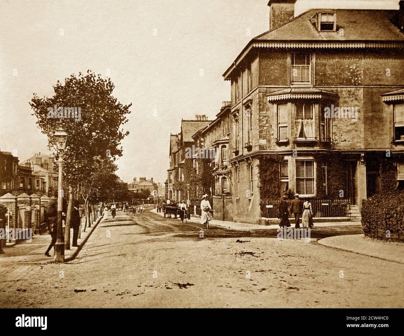 Victoria Road, Deal, Kent ,vintage photo Stock Photo - Alamy