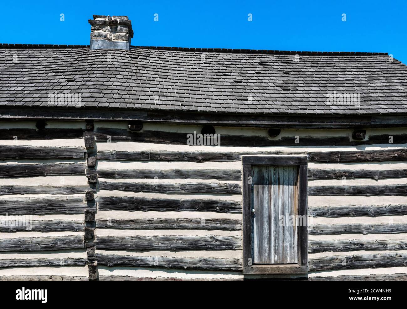 Alfred's Cabin, The Hermitage, Nashville, Tennessee, USA. Stock Photo