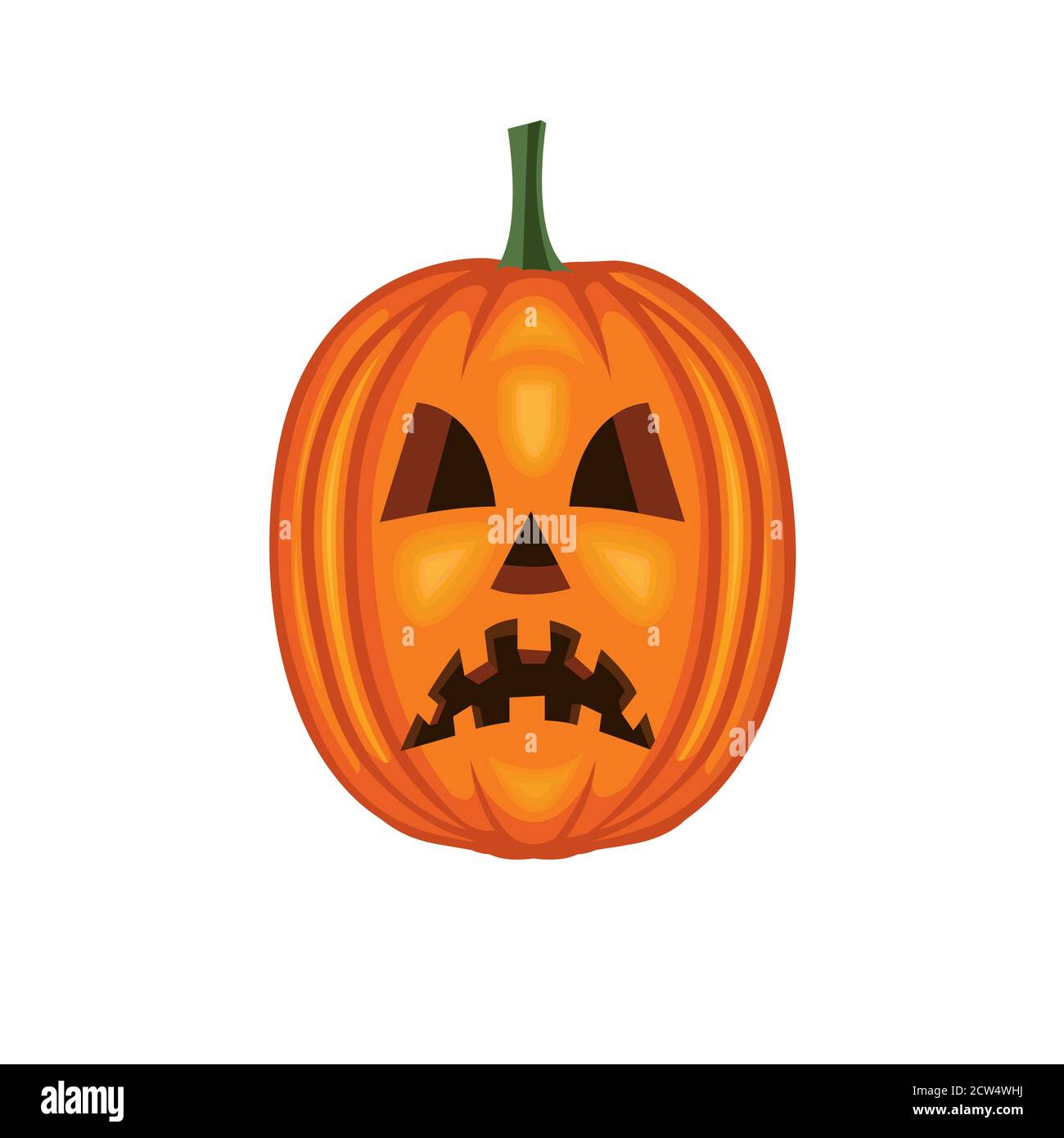 Cartoon style vector Halloween pumpkin Stock Vector Image & Art - Alamy