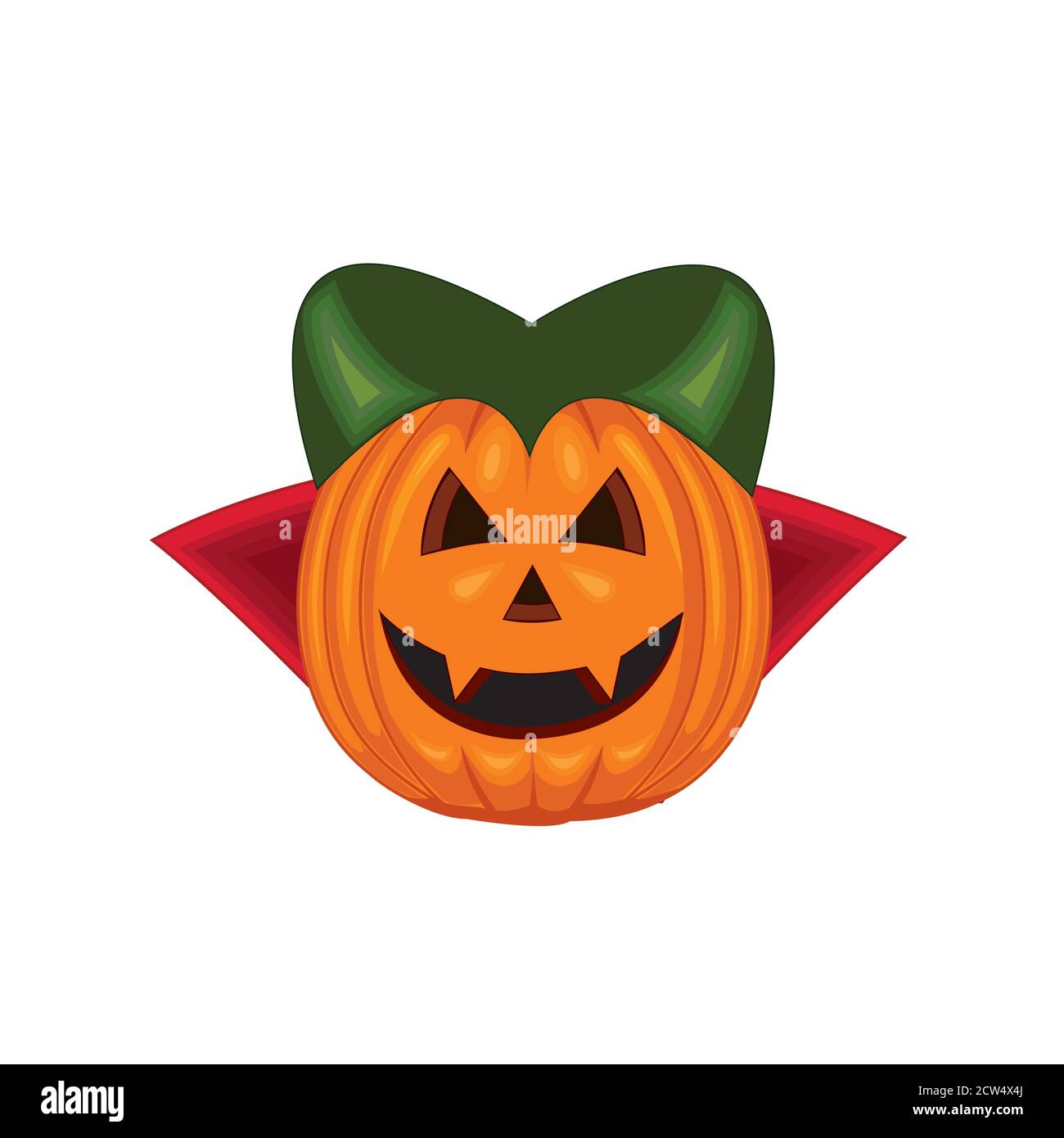 Cartoon style vector Halloween pumpkin Stock Vector Image & Art - Alamy