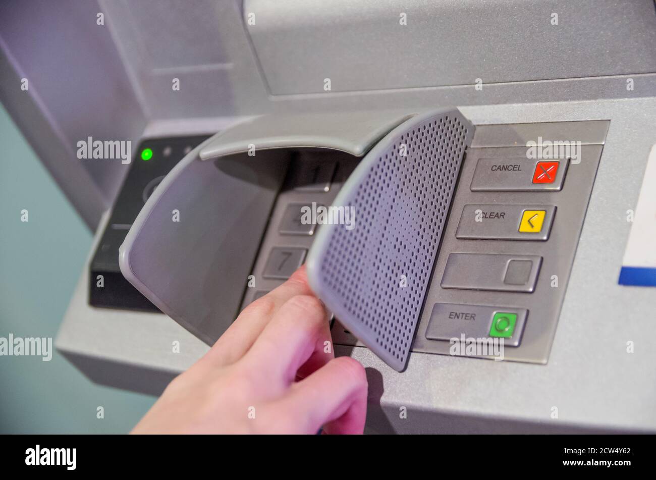 Pass code entering hi-res stock photography and images - Alamy